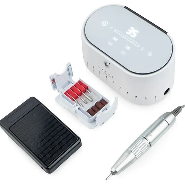 Фрезер для манікюру BUCOS Nail Drill X3 PRO WHITE PEARL (35000/65W) колір: білий 1894944756 фото