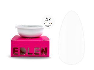 Сменный картридж геля для наращивания ногтей, Edlen Builder gel Cheesy, №47, молочный, 15 мл 4000312251 фото