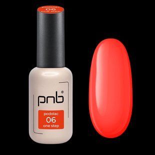 Гель-лак однофазный для ногтей, PNB&nbsp;Podolac one step, №06, цвет: ярко-коралловый, 8 мл 3117222035 фото