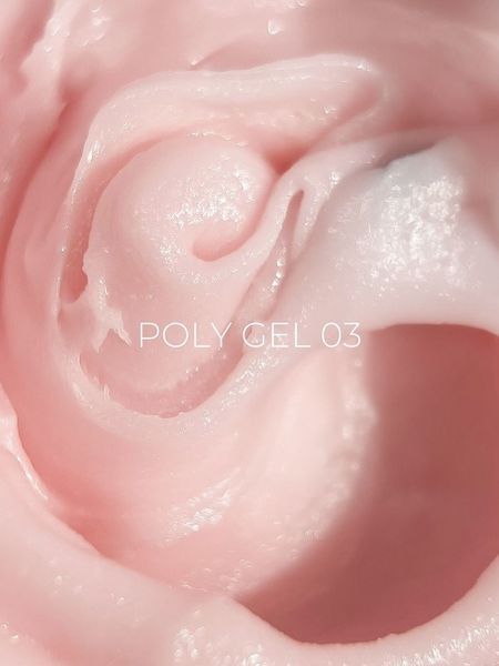Полігель камуфлюючий, Edlen Poly Gel, №03, рожевий, 30 мл 4000410123 фото