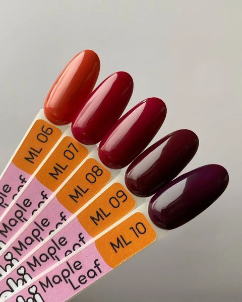 Гель-лак для нігтів, Toki-Toki Maple Leaf, №ML09, колір: темно-бордовий, 5 мл 2002ML09 фото