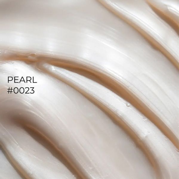 Гель камуфлюючий для нарощування нігтів DNKa Builder Gel Pearl, №0023, Кремовий з перлинним перламутром, 30 мл BGD0023 фото
