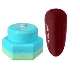 Гель рідкий камуфлюючий для зміцнення нігтів, You Are Cute Bottle Gel, №17, винно-червоний, 15 мл 994-4012-1426 фото