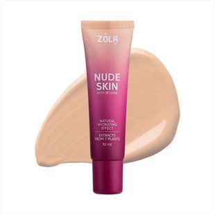 Тональная основа, ZOLA Nude Skin, цвет: 03 Tan, 30 мл 3049895021 фото