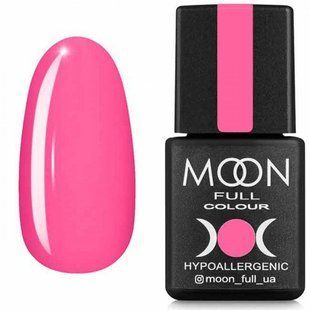 Гель-лак для нігтів Moon Full Spring-Summer, №606, колір: яскраво-рожевий, 8 мл 5908254189197 фото