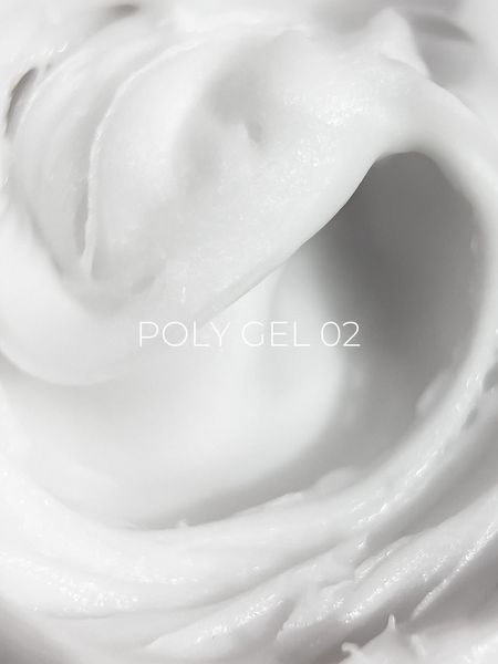 Полігель камуфлюючий, Edlen Poly Gel, №02, молочний, 30 мл 4000410122 фото
