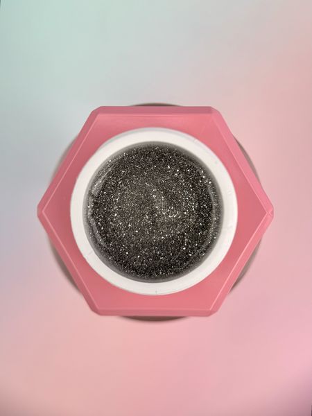 Гель світловідбивний для нарощування нігтів, You Are Cute&nbsp;Builder Gel Flash Melody, №45, сріблястий, 15 мл 995-4927-1594 фото