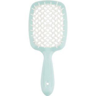 Щітка для волосся, Janeke Superbrush, (оригінал), колір: тіффані з білим, 1 шт 2037394530 фото