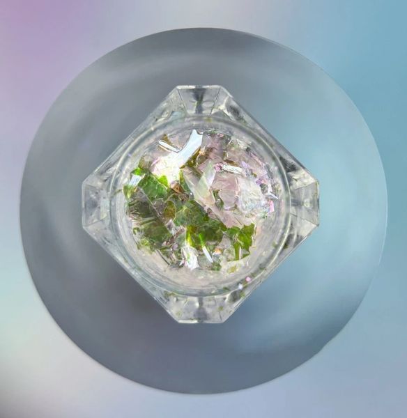 Блестки сухие для дизайна ногтей, You Are Cute Magic Sparkles, №06, цвет: зелено-фиолетовый хамелеон, 0.2 грамм 469-4475 фото