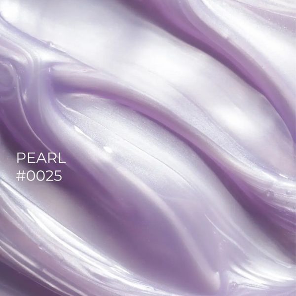 Гель&nbsp;камуфлирующий&nbsp;для наращивания ногтей DNKa Builder Gel Pearl, №0025, Сиреневый с жемчужным перламутром, 30 мл BGD0025 фото