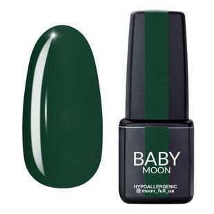 Гель-лак для нігтів Baby Moon Green Sea, №07, колір: зелений хвойний, 6 мл 5908254000829 фото