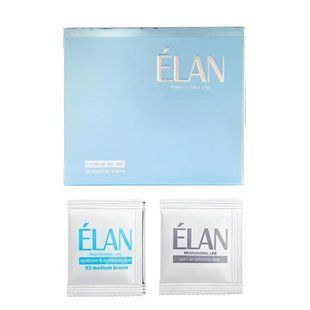 Фарба для брів в&nbsp;саше з окислювачем, ELAN Eyebrow Gel Tint, №03, Medium brown&nbsp;(світло-коричневий), 5 мл 100203 фото