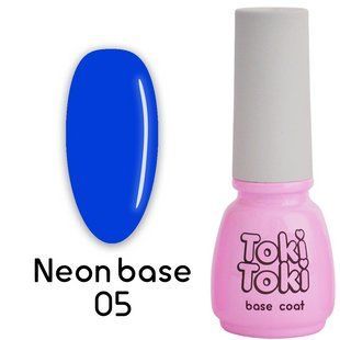 База камуфлююча, Toki-Toki Neon Base, №05, неоново-синя, 5 мл 2002N05 фото