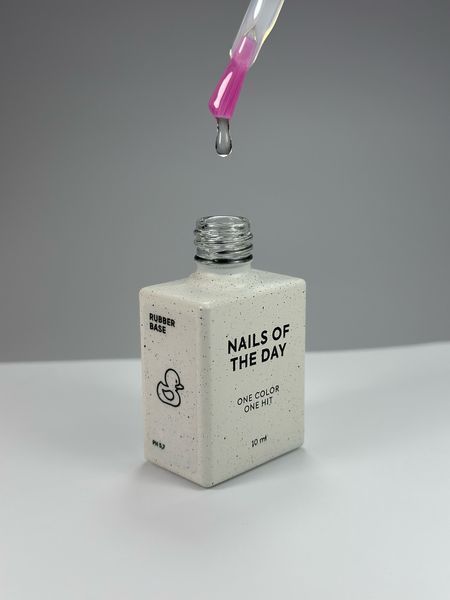 База для гель-лака каучуковая, NAILSOFTHEDAY Rubber Base, 30 мл 4825437942572 фото