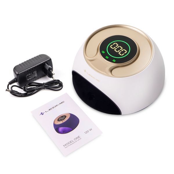 Светодиодная LED лампа для маникюра гель-лака LEDME ONE 120W UV/LED White 1865466585 фото